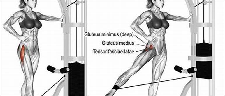 Cable glute abduction